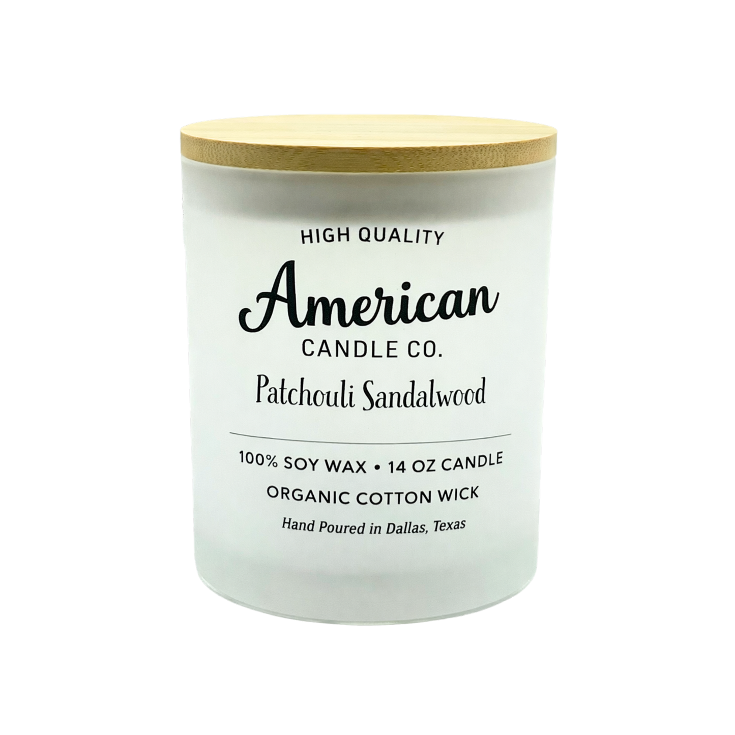 Soy Candle - Patchouli Sandalwood