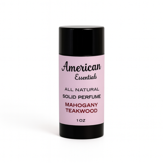 All-Natural Solid Perfume - Mahogany Teakwood