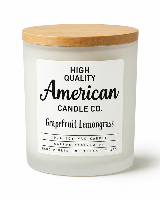 Soy Candle - Grapefruit & Lemongrass